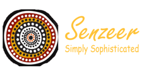 senzeer logo with caption